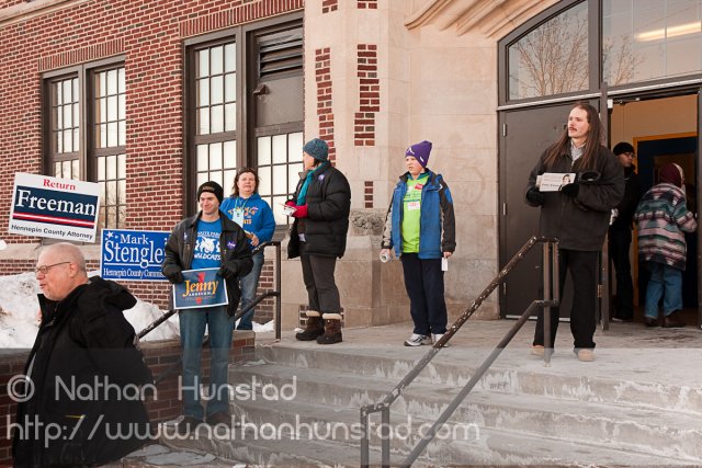 Jenny Arneson volunteers at the SD59 convention